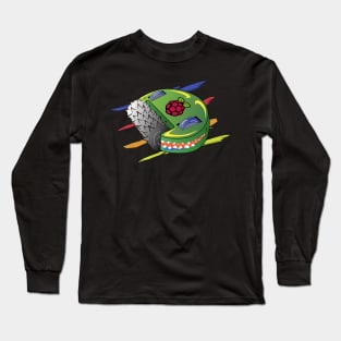 Battle robot with heart raspberry pi Long Sleeve T-Shirt